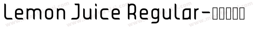Lemon Juice Regular字体转换